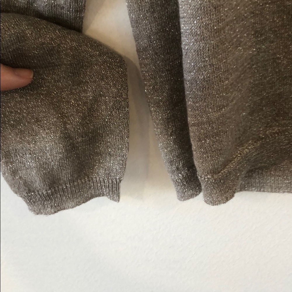 RACHEL Rachel Roy Shimmer Open Back Sweater Large - Picture 2 of 8